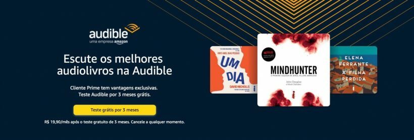 lança plataforma de audiolivros no Brasil com 3 meses de assinatura  grátis